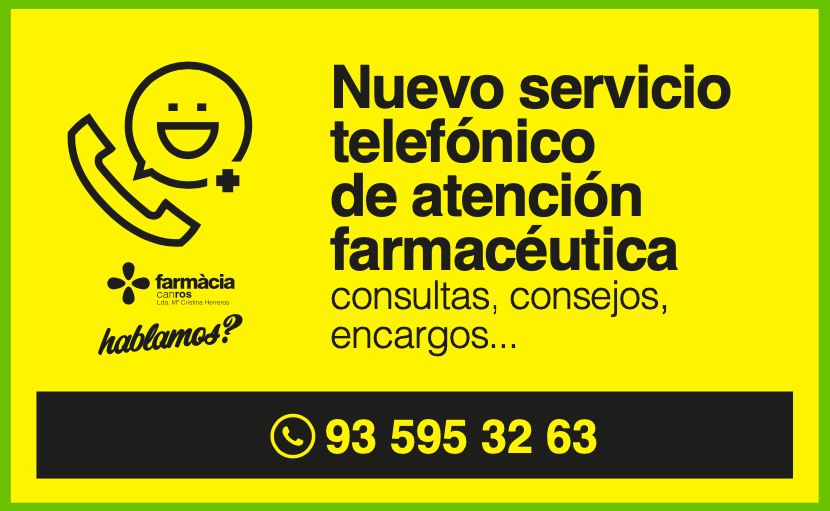 Servicio Telefnico Atencin Farmacutica Farmacia Can Ros